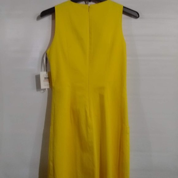 Calvin Klein Lace Up V-Neck Tank Dress Size 2 NWT - Picture 6 of 8
